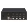 KVM slēdzis Manhattan 4-Port 4K@30Hz USB-A Audio Mic