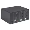 KVM slēdzis Manhattan 2-Port 4K HDMI USB Audio Control 2 Computers