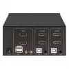 KVM slēdzis Manhattan 2-Port 4K HDMI USB Audio Control 2 Computers