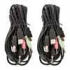 KVM slēdzis Manhattan 2-Port 4K HDMI USB Audio Control 2 Computers