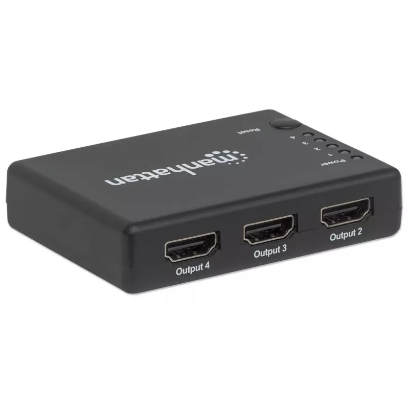 HDMI sadalītājs Manhattan 4 portu kompaktais