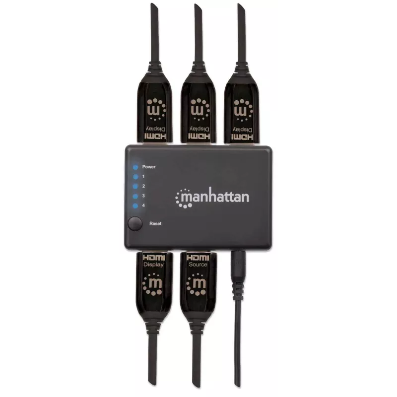 HDMI sadalītājs Manhattan 4 portu kompaktais