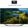 Techly sadalītājs HDMI 2.0 4K UHD 3D 8-ceļu, HDMI, 8x HDMI, 3840 x 2160 pikseļi, melns, alumīnijs, 4K Ultra HD