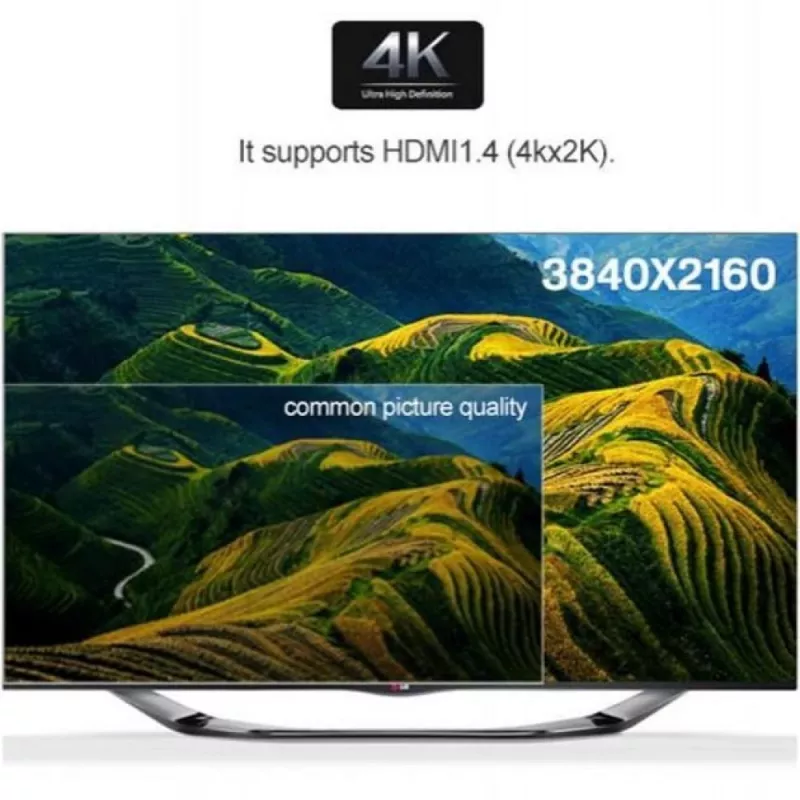 Techly sadalītājs HDMI 2.0 4K UHD 3D 8-ceļu, HDMI, 8x HDMI, 3840 x 2160 pikseļi, melns, alumīnijs, 4K Ultra HD