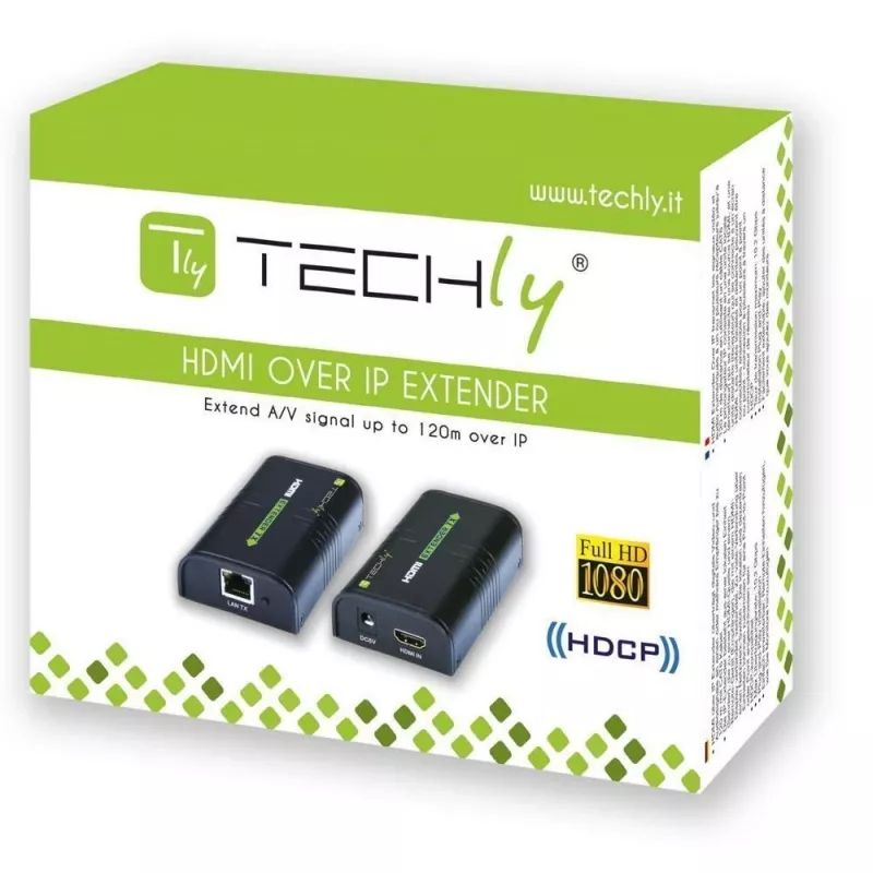 Techly papildu uztvērējs pastiprinātājam / sadalītājam HDMI Over IP IDATA EXTIP-373R