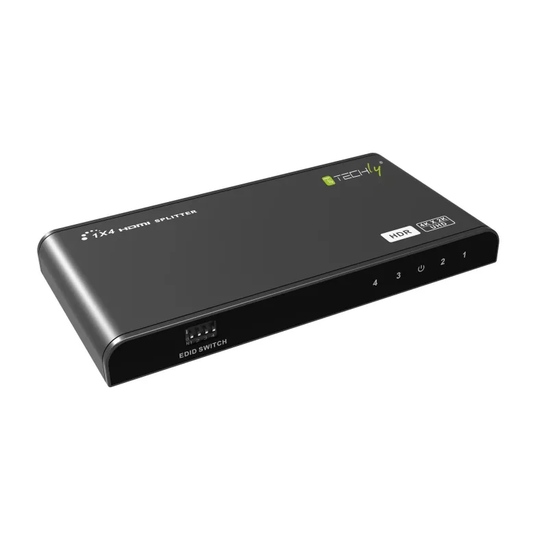 Techly IDATA HDMI2-4K4HDR video sadalītājs HDMI 4x HDMI