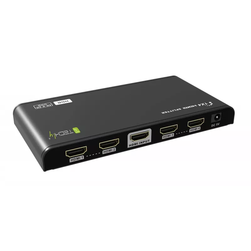 Techly IDATA HDMI2-4K4HDR video sadalītājs HDMI 4x HDMI