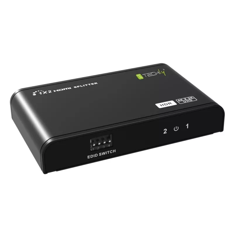 Techly IDATA HDMI2-4K2HDR video sadalītājs HDMI 2x HDMI