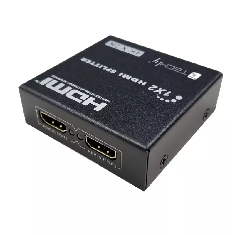 Video Splitter Techly IDATA HDMI-4K230 2x HDMI 3840x2160 Melns