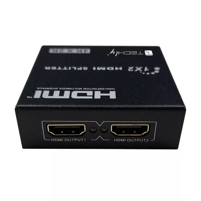 Video Splitter Techly IDATA HDMI-4K230 2x HDMI 3840x2160 Melns