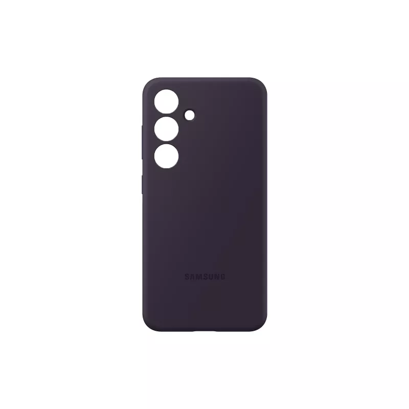 Vāciņš Samsung Galaxy S24 silikona maciņš tumši violets