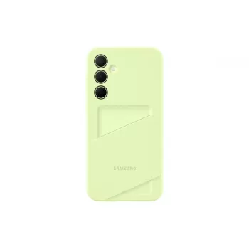 Vāciņa tipa tālruņa maciņš AVM EF-OA356 Samsung Galaxy A35, piemērots 16,8 cm (6,6 collu) ekrānam, laima krāsā, 1 kartes kabata