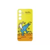Vāciņš Samsung Keith Haring Flipsuit Case S24 FE dzeltens
