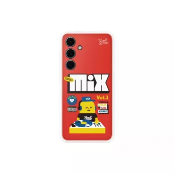 Cover Samsung Sticky Monster Lab Flipsuit Case for S24 FE Red