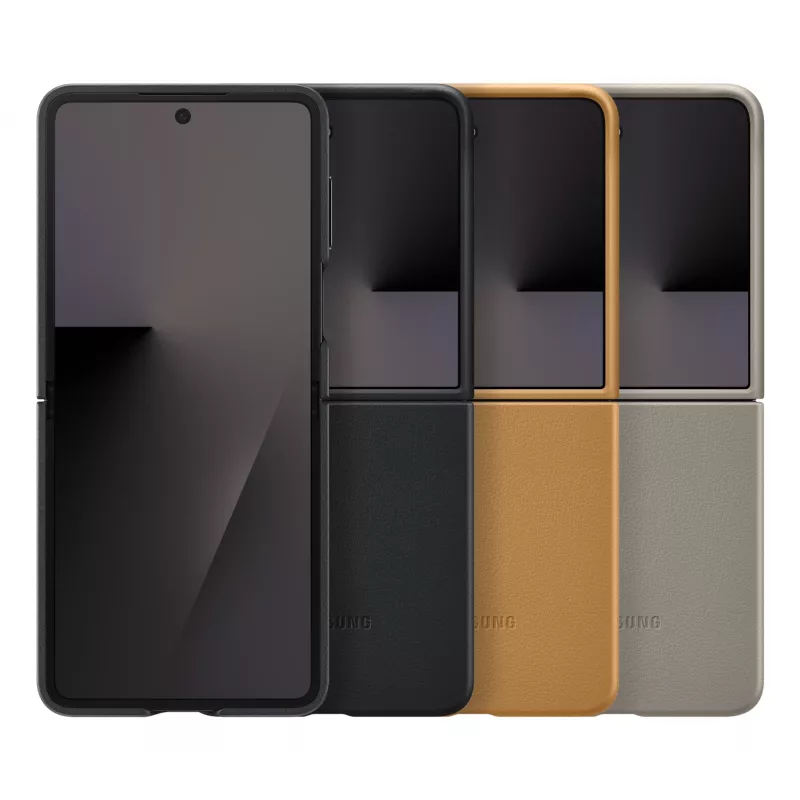 Samsung Galaxy Flip7 aizsargapvalks, melns, modelis EF-VF766PBEGWW