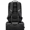 Klēpjdatora soma MODECOM Active 15 PLE‑MC‑ACTIVE‑15 15,6 collu klēpjdatoriem — eko āda, melna, rāvējslēdzēja aizdare, USB ports