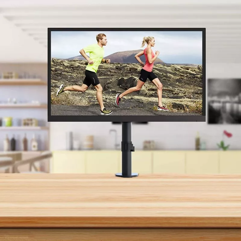 Monitora statīvs Techly ICA-LCD-500BK 76,2 cm (30 collas) Galda, Melns