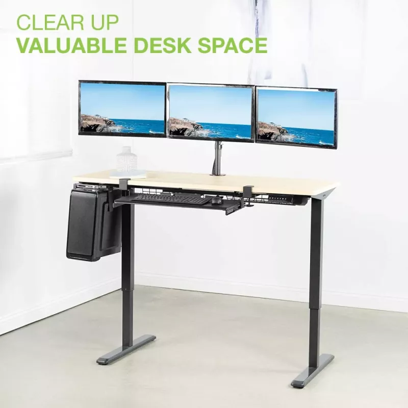 Techly 13–24 collu galda statīvs 3 monitoriem ar termināli ICA-LCD 482-T