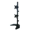 Techly ICA-LCD 2520V monitora stiprinājums / statīvs 68,6 cm (27 collas) Galds Melns