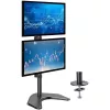 Techly ICA-LCD 2520V monitora stiprinājums / statīvs 68,6 cm (27 collas) Galds Melns