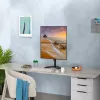 Techly ICA-LCD 2520V monitora stiprinājums / statīvs 68,6 cm (27 collas) Galds Melns
