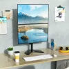 Techly ICA-LCD 2520V monitora stiprinājums / statīvs 68,6 cm (27 collas) Galds Melns