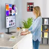 Techly ICA-LCD 2520V monitora stiprinājums / statīvs 68,6 cm (27 collas) Galds Melns