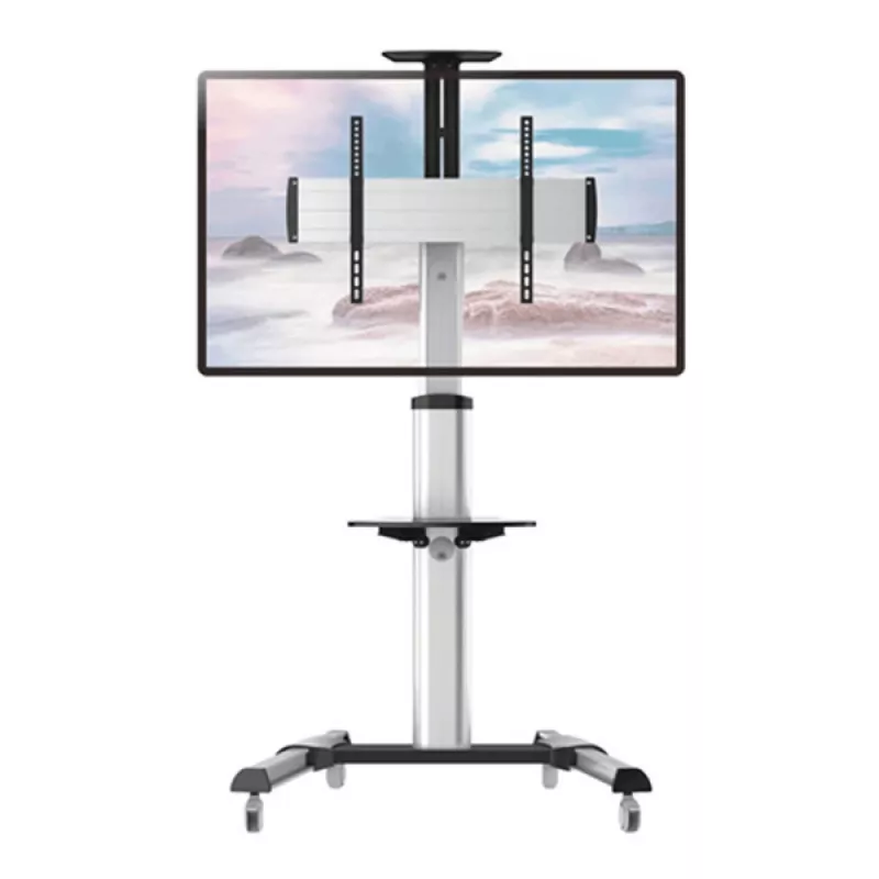 Techly grīdas statīva ratiņi LCD/LED/Plasma 37–70” ar plauktu ICA-TR15