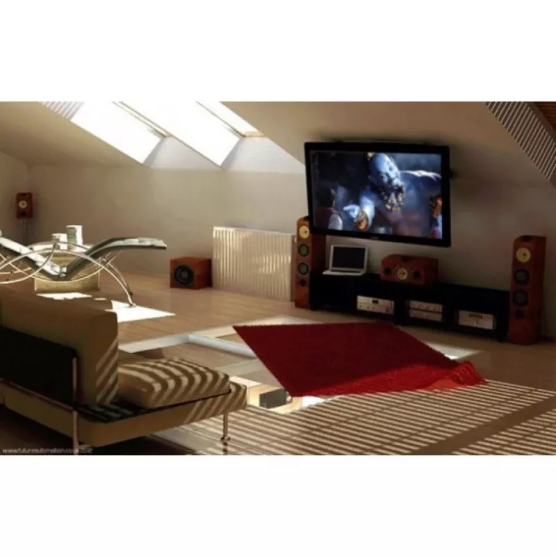 Techly salokāms ievelkams griestu kronšteins televizoram LED/LCD 17 collas–37 collas, melns