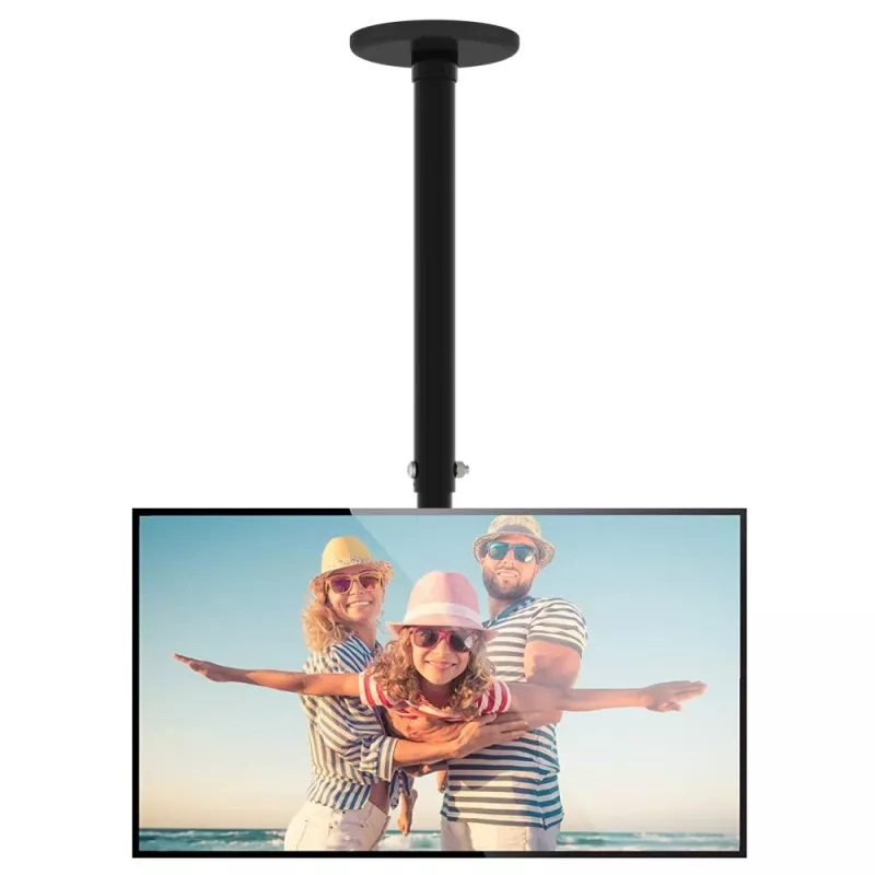 TV stiprinājums Techly ICACPLB906 94 cm (37 collas) Melns