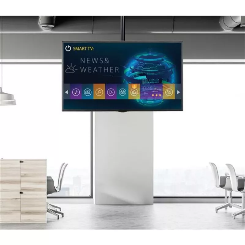 TV stiprinājums Techly ICACPLB906 94 cm (37 collas) Melns