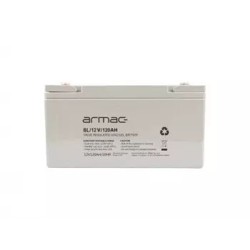 Hermētiska VRLA gēla baterija ARMAC BL/12V/120AH — 12 V 120 Ah, ilgmūžīga