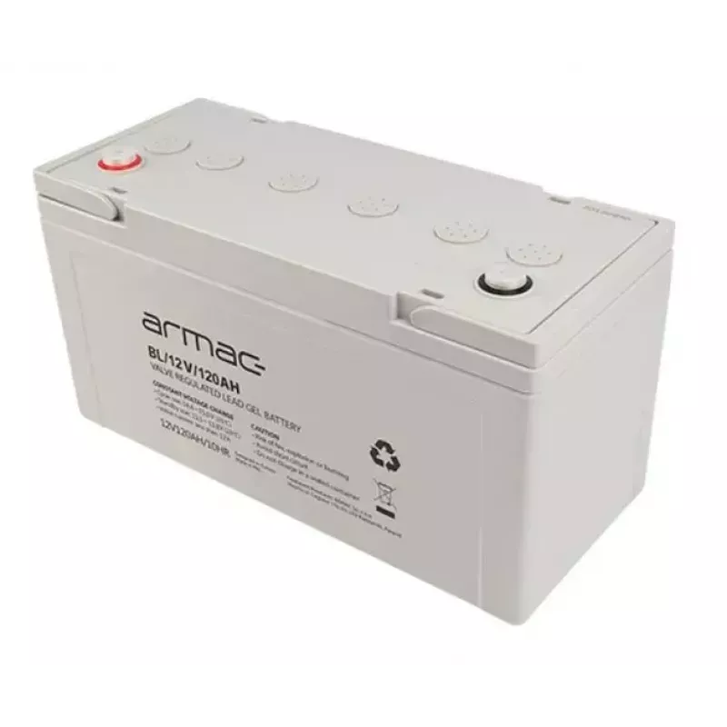 Hermētiska VRLA gēla baterija ARMAC BL/12V/120AH — 12 V 120 Ah, ilgmūžīga