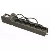 Pārsprieguma aizsargs lestar LX 610 G-A — 6 maiņstrāvas rozetes, IEC 320, 1,5 m kabelis, 155 J, 230 V, melns