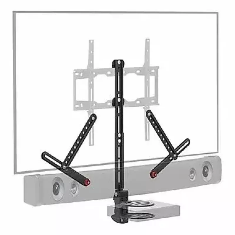 AV iekārtu plaukts Barkan E850, 1 plaukts, melns, 565 mm augstums, 6,5 kg ietilpība