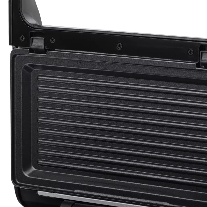 2-in-1 sviestmaižu automāts Adler AD 3070b — 850 W, 2 plāksnes, melns