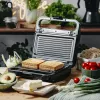 2-in-1 sviestmaižu automāts Adler AD 3070b — 850 W, 2 plāksnes, melns