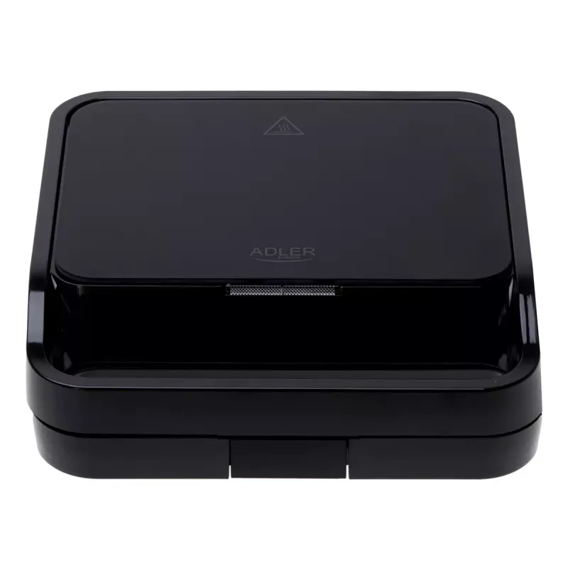 2-in-1 sviestmaižu automāts Adler AD 3070b — 850 W, 2 plāksnes, melns