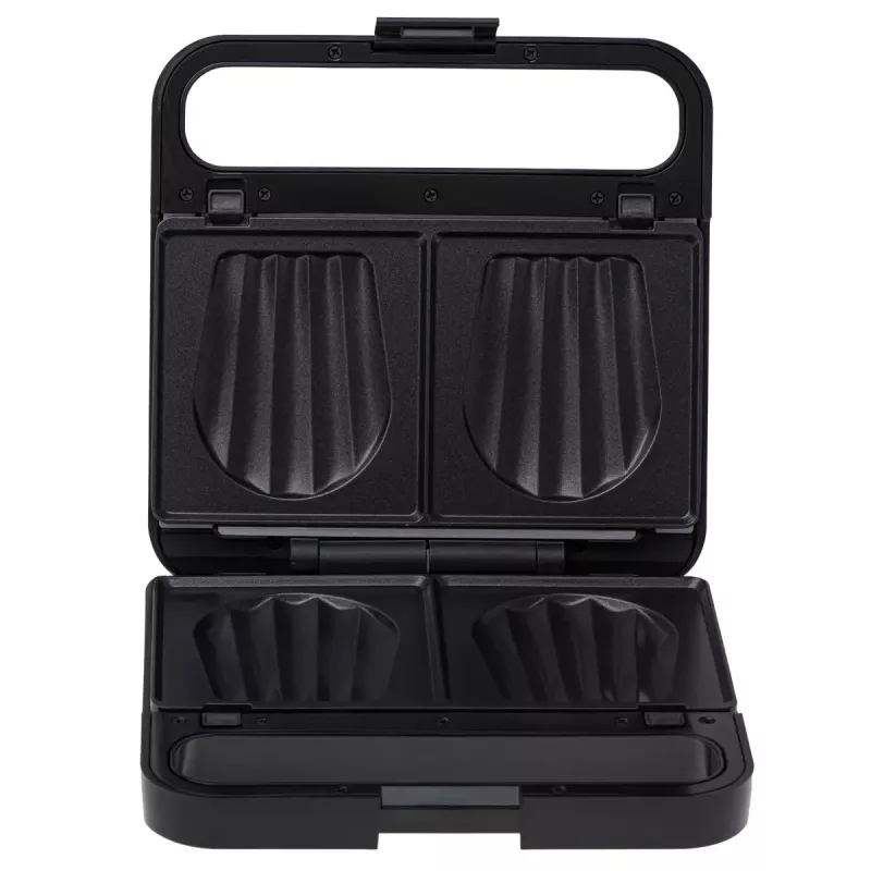 2-in-1 sviestmaižu automāts Adler AD 3070b — 850 W, 2 plāksnes, melns