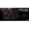 GENESIS Ancient Stone, Daudzkrāsains, Attēls, Audums, Gumija, Spēļu peles paliktnis