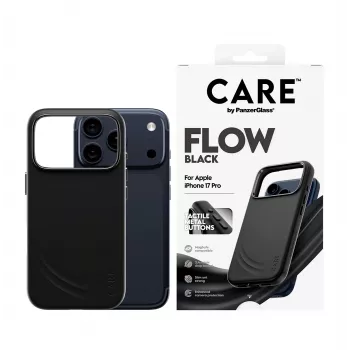 Aizsargapvalks PanzerGlass CARE by Feature FLOW vāciņš Melns ar MagSafe iPhone 17 Pro