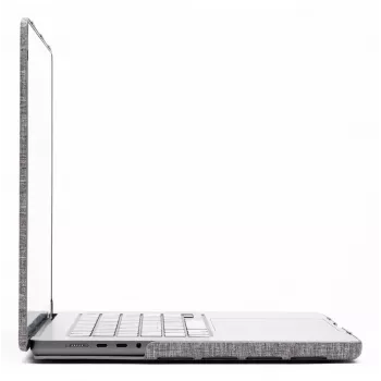 Cietais apvalks Zagg MacBook Air 13 (M3/M2) — Smoke, precīzi pieguļošs aizsargapvalks