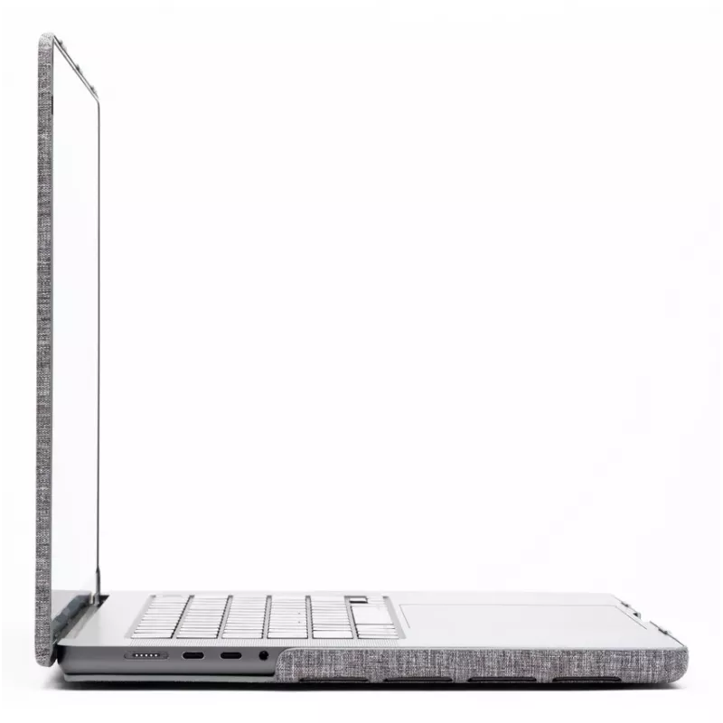 Cietais apvalks Zagg MacBook Air 13 (M3/M2) — Smoke, precīzi pieguļošs aizsargapvalks