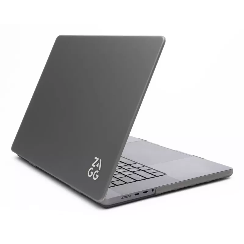 Cietais apvalks Zagg MacBook Air 13 (M3/M2) — Smoke, precīzi pieguļošs aizsargapvalks