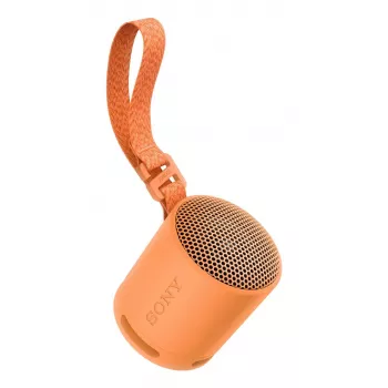 Sony SRS-XB100 - bezvadu Bluetooth portatīvais skaļrunis, izturīgs IP67 ūdensnecaurlaidīgs un putekļu necaurlaidīgs, 16 stundu akumulators, ekoloģisks, āra un ceļojumu, oranžā krāsā