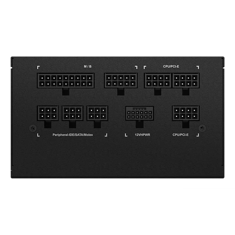 GIGABYTE UD850GM PG5 V2 Strāvas Padeves Bloks - PCIe Gen 5.1, 80 PLUS Gold, Pilnībā Modulārs Dizains, 120 mm Ventilators, ATX 3.1 Saderīgs, ES Kontaktdakša