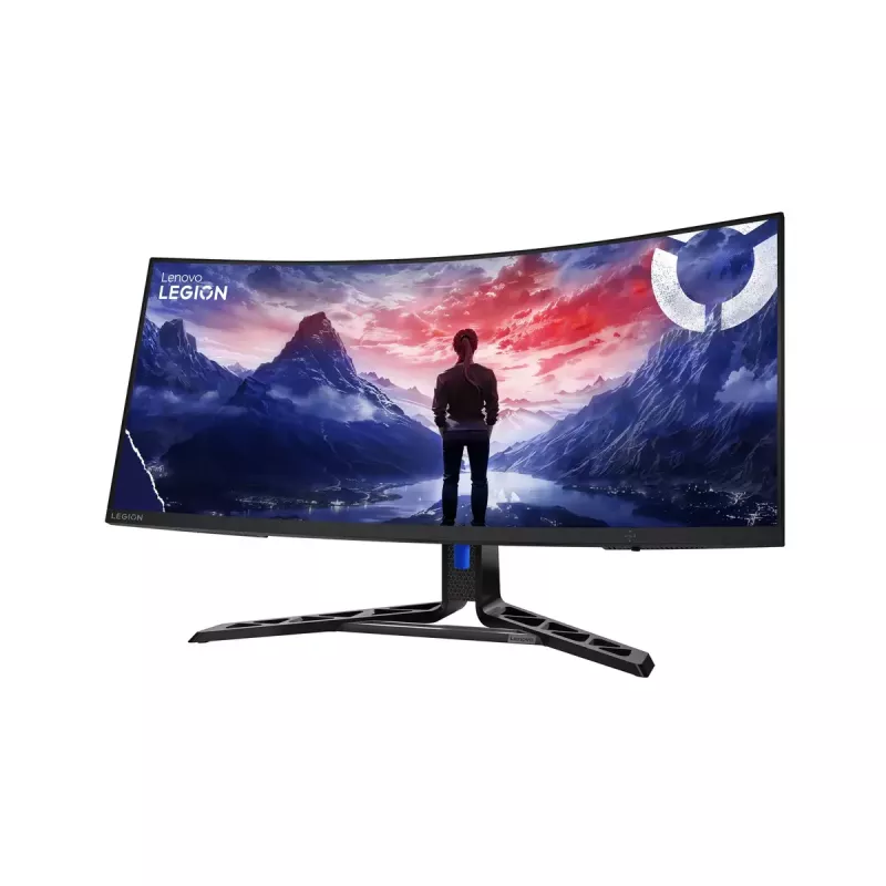 Monitors Lenovo Legion R34w-30 34 collu izliekts WQHD (3440×1440), VA panelis, 5 ms, 180 Hz, HDR10, FreeSync Premium, VESA