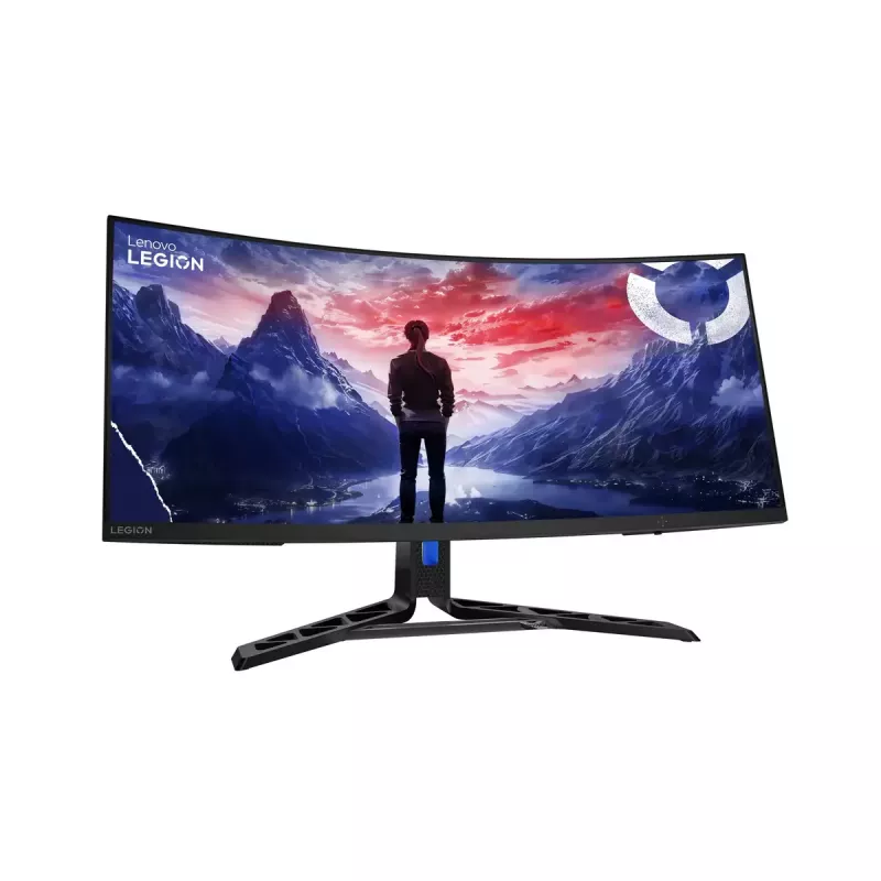 Monitors Lenovo Legion R34w-30 34 collu izliekts WQHD (3440×1440), VA panelis, 5 ms, 180 Hz, HDR10, FreeSync Premium, VESA