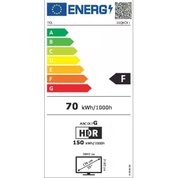 TV TCL 55Q6C 55 collas QD-Mini LED 4K Ultra HD, 3840×2160, Google TV, HDMI 2.1, 2.1ch 40W, HDR10+