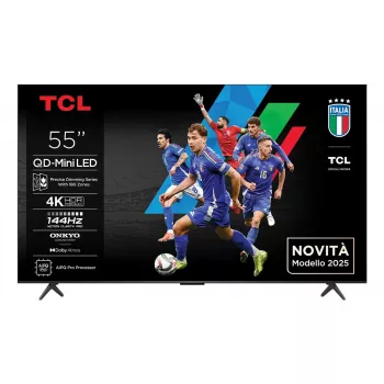 TV TCL 55Q6C 55 collas QD-Mini LED 4K Ultra HD, 3840×2160, Google TV, HDMI 2.1, 2.1ch 40W, HDR10+